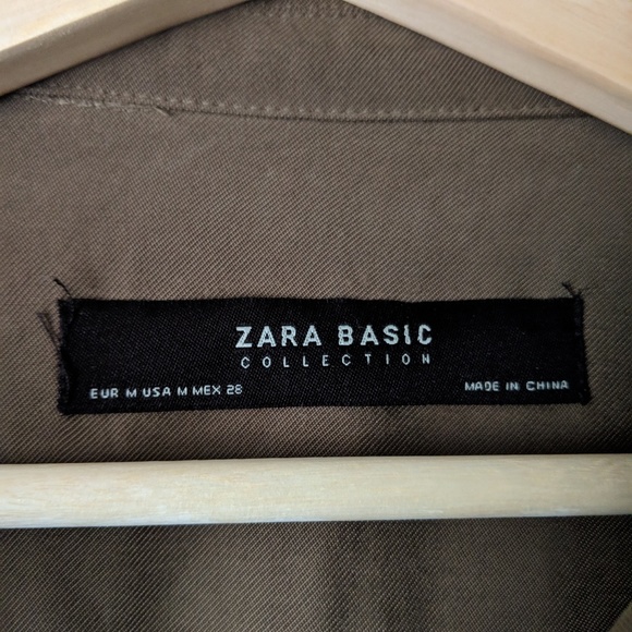 Zara Basic Collection Military Green Jacket - Picture 4 of 8